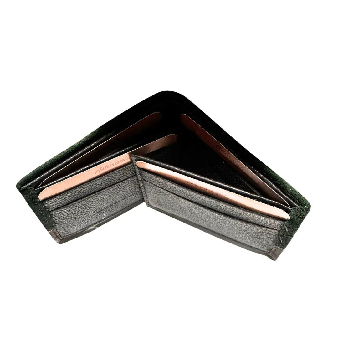 Comprar Cartera serraje verde y sellado taurino hierros (Copy) La Flamenca de Borgoña Bandera España