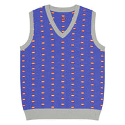 Comprar Chaleco Bandera España de punto con cuello pico La Flamenca de Borgoña Bandera España