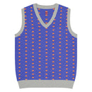 Comprar Chaleco Bandera España de punto con cuello pico La Flamenca de Borgoña Bandera España