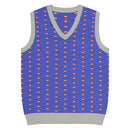 Comprar Chaleco Bandera España de punto con cuello pico La Flamenca de Borgoña Bandera España