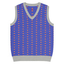 Comprar Chaleco Bandera España de punto con cuello pico La Flamenca de Borgoña Bandera España