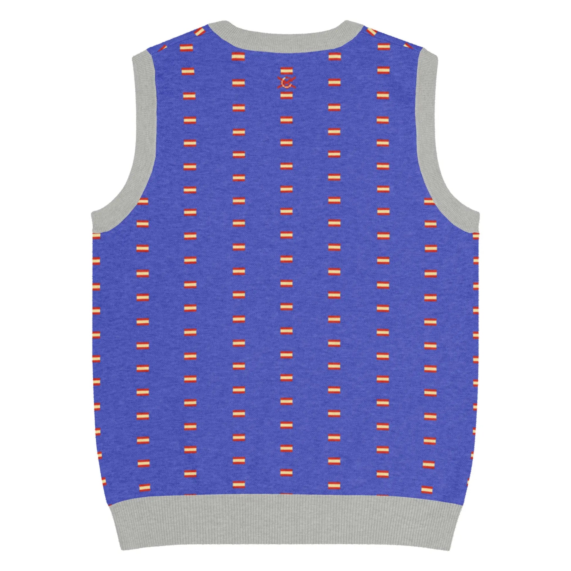 Comprar Chaleco Bandera España de punto con cuello pico La Flamenca de Borgoña Bandera España