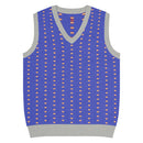 Comprar Chaleco Bandera España de punto con cuello pico La Flamenca de Borgoña Bandera España