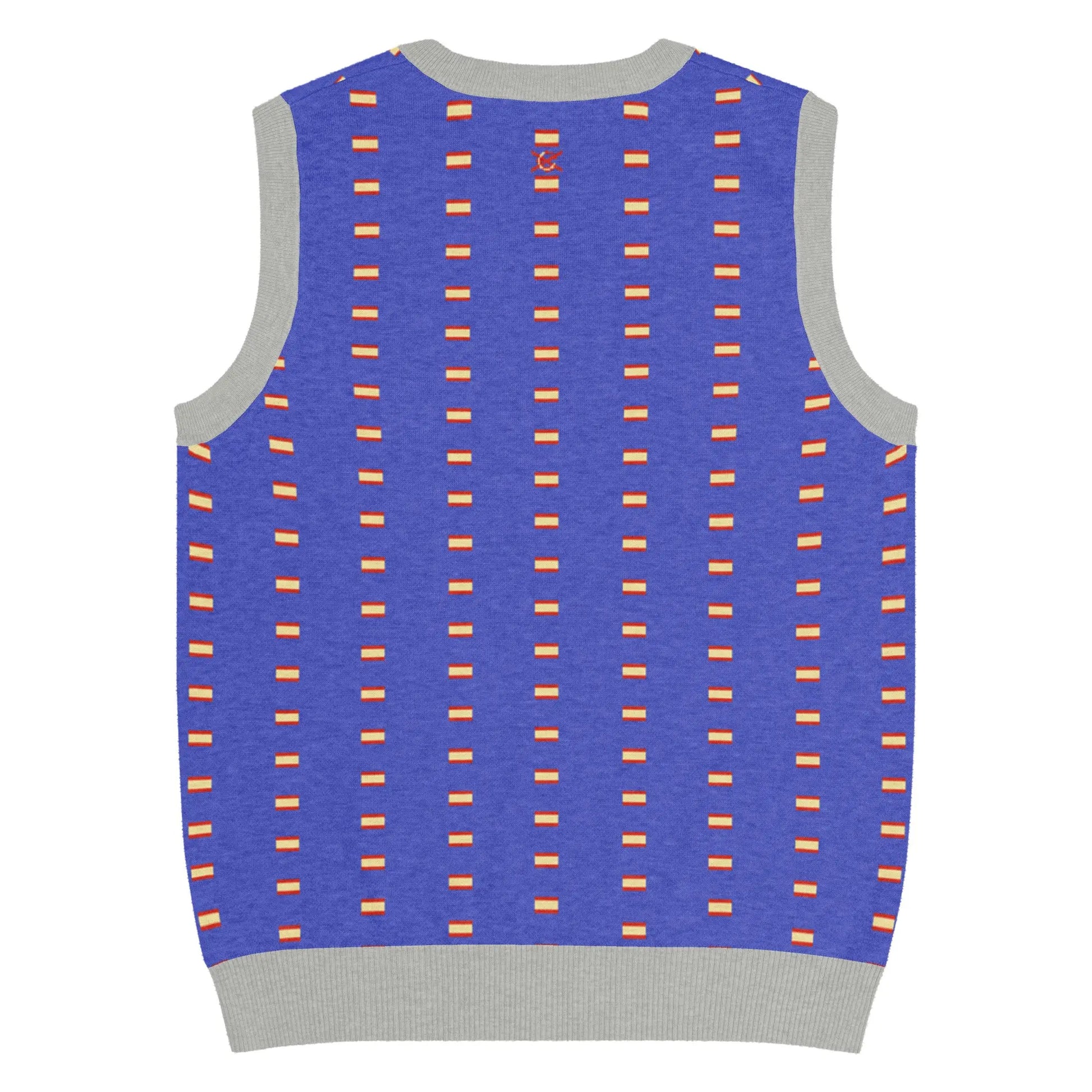 Comprar Chaleco Bandera España de punto con cuello pico La Flamenca de Borgoña Bandera España