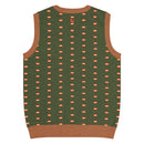 Comprar Chaleco Bandera de España de punto con cuello pico La Flamenca de Borgoña Bandera España