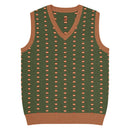 Comprar Chaleco Bandera de España de punto con cuello pico La Flamenca de Borgoña Bandera España