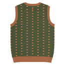 Comprar Chaleco Bandera de España de punto con cuello pico La Flamenca de Borgoña Bandera España