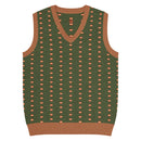 Comprar Chaleco Bandera de España de punto con cuello pico La Flamenca de Borgoña Bandera España