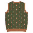 Comprar Chaleco Bandera de España de punto con cuello pico La Flamenca de Borgoña Bandera España