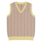 Comprar Chaleco Bandera de España de punto con cuello pico Bandera España La Flamenca de Borgoña Patricia Muñoz VOX