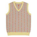 Comprar Chaleco Bandera de España de punto con cuello pico La Flamenca de Borgoña Bandera España