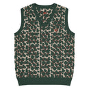 Comprar Chaleco Camuflaje de punto con cuello pico La Flamenca de Borgoña Bandera España