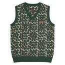 Comprar Chaleco Camuflaje de punto con cuello pico La Flamenca de Borgoña Bandera España