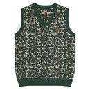 Comprar Chaleco Camuflaje de punto con cuello pico La Flamenca de Borgoña Bandera España