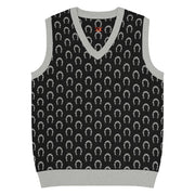 Comprar Chaleco Herraduras Caballista de punto con cuello pico Bandera España La Flamenca de Borgoña Patricia Muñoz VOX