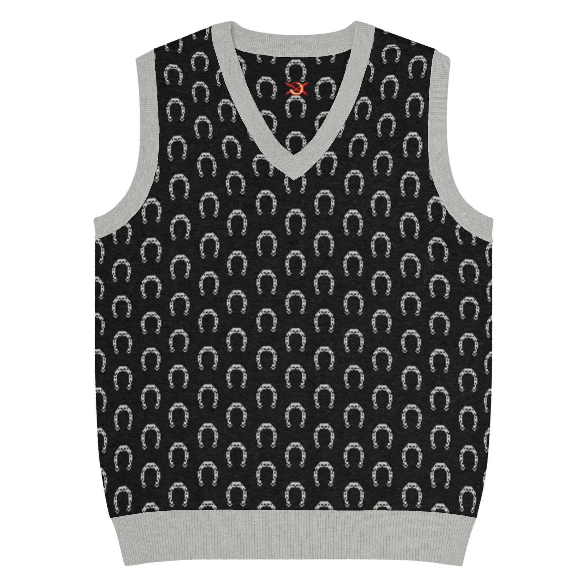 Comprar Chaleco Herraduras Caballista de punto con cuello pico Bandera España La Flamenca de Borgoña Patricia Muñoz VOX