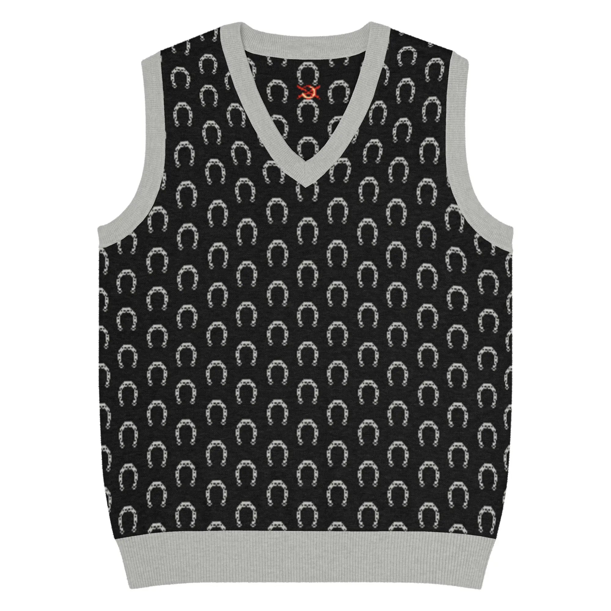 Comprar Chaleco Herraduras Caballista de punto con cuello pico Bandera España La Flamenca de Borgoña Patricia Muñoz VOX