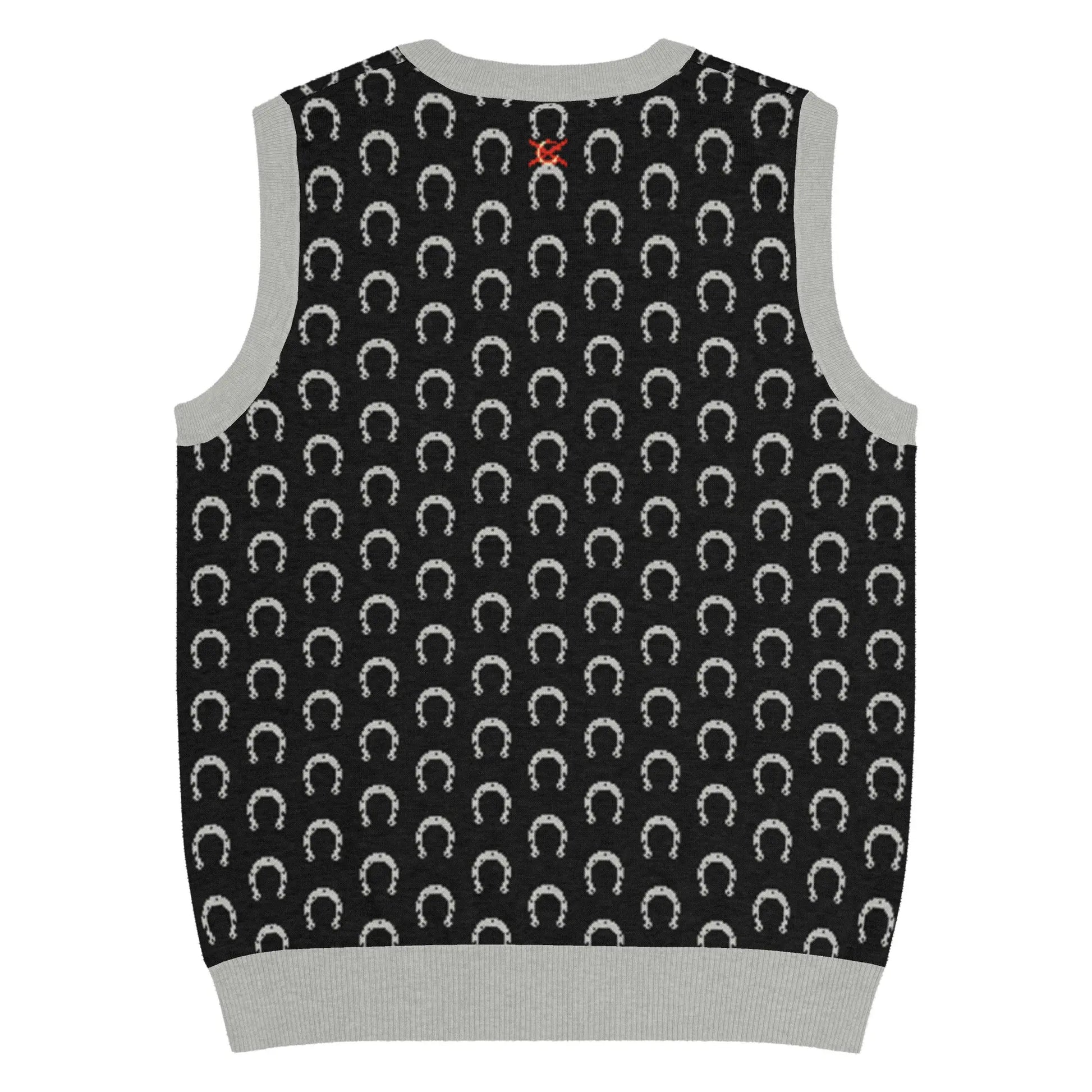 Comprar Chaleco Herraduras Caballista de punto con cuello pico Bandera España La Flamenca de Borgoña Patricia Muñoz VOX