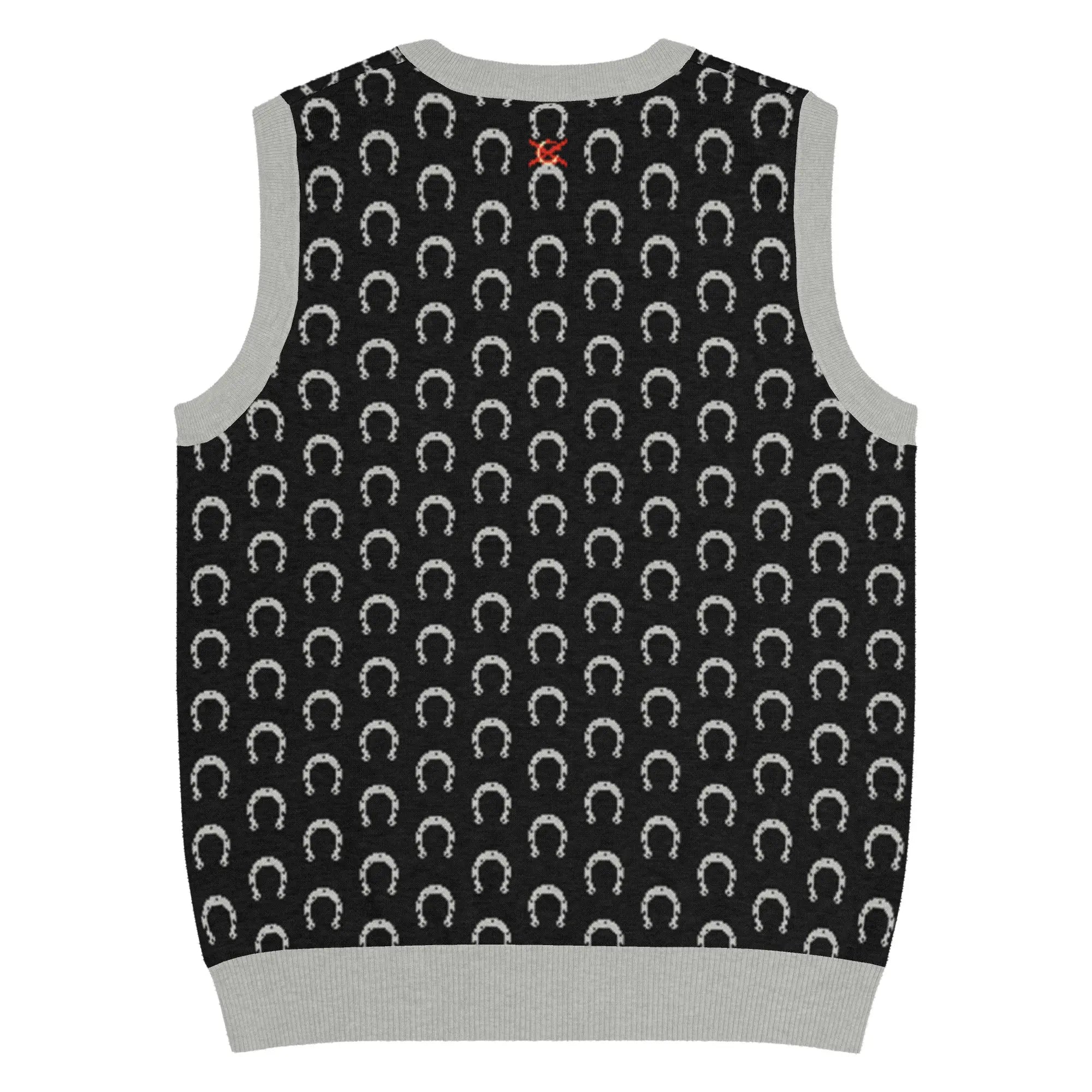 Comprar Chaleco Herraduras Caballista de punto con cuello pico Bandera España La Flamenca de Borgoña Patricia Muñoz VOX