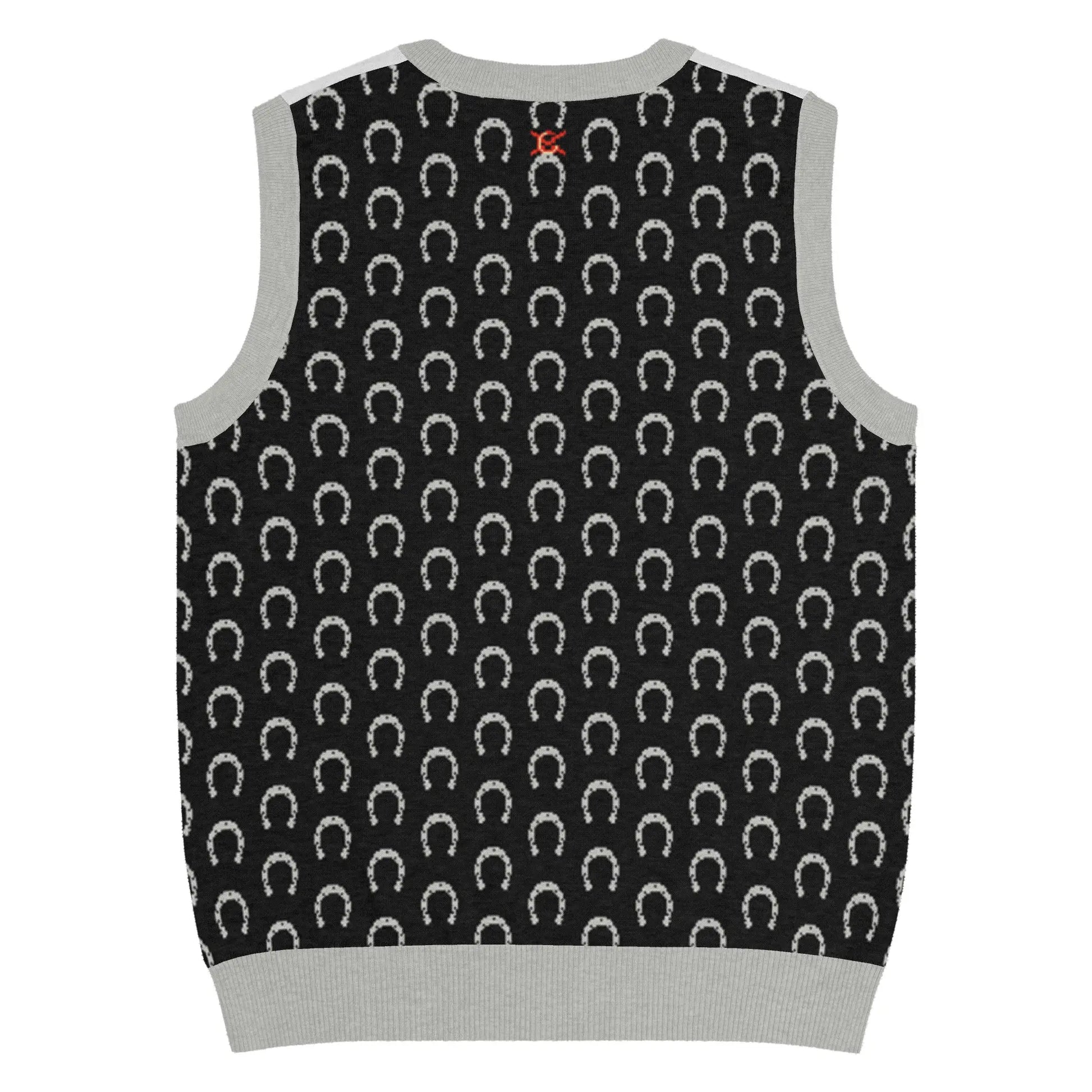 Comprar Chaleco Herraduras Caballista de punto con cuello pico Bandera España La Flamenca de Borgoña Patricia Muñoz VOX