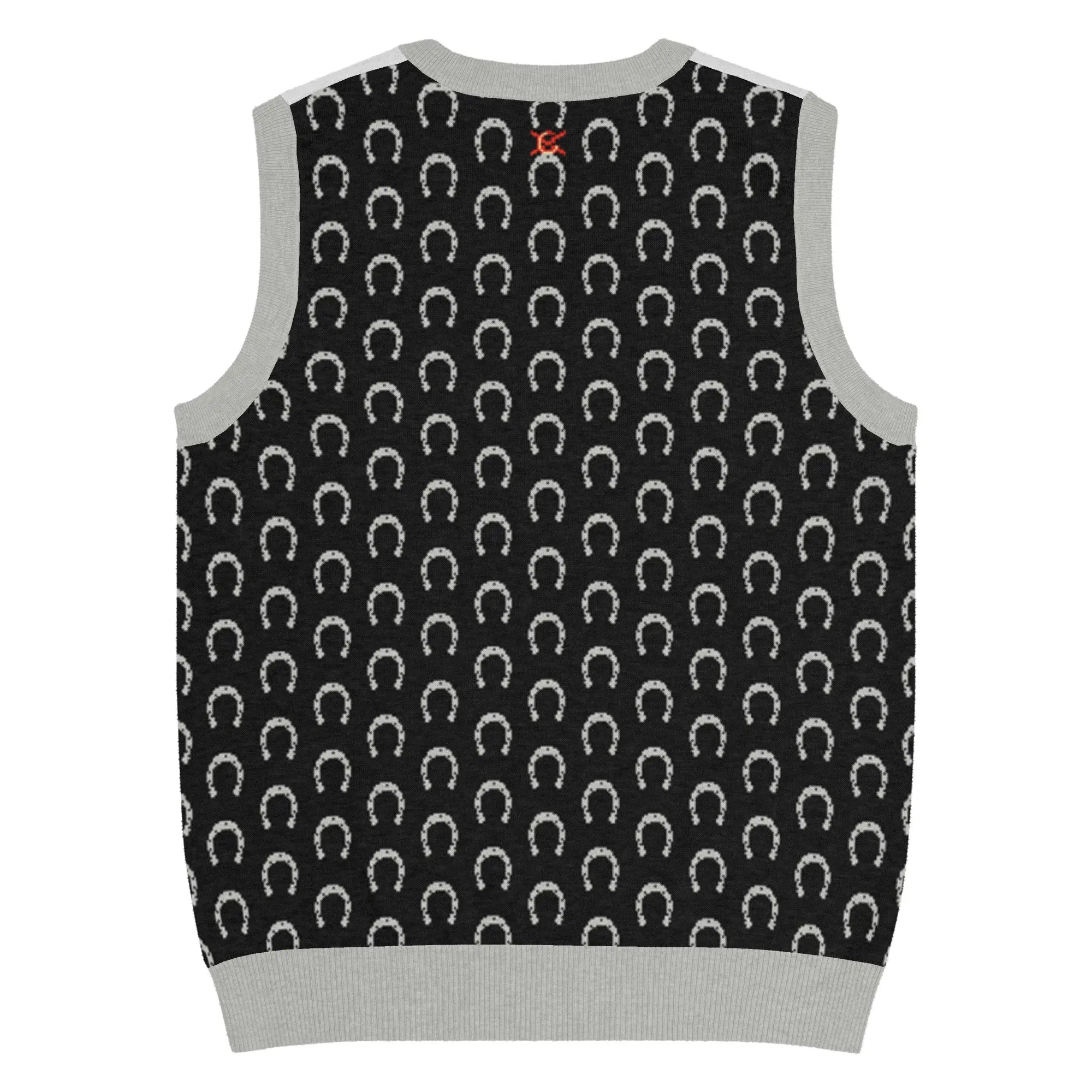 Comprar Chaleco Herraduras Caballista de punto con cuello pico Bandera España La Flamenca de Borgoña Patricia Muñoz VOX