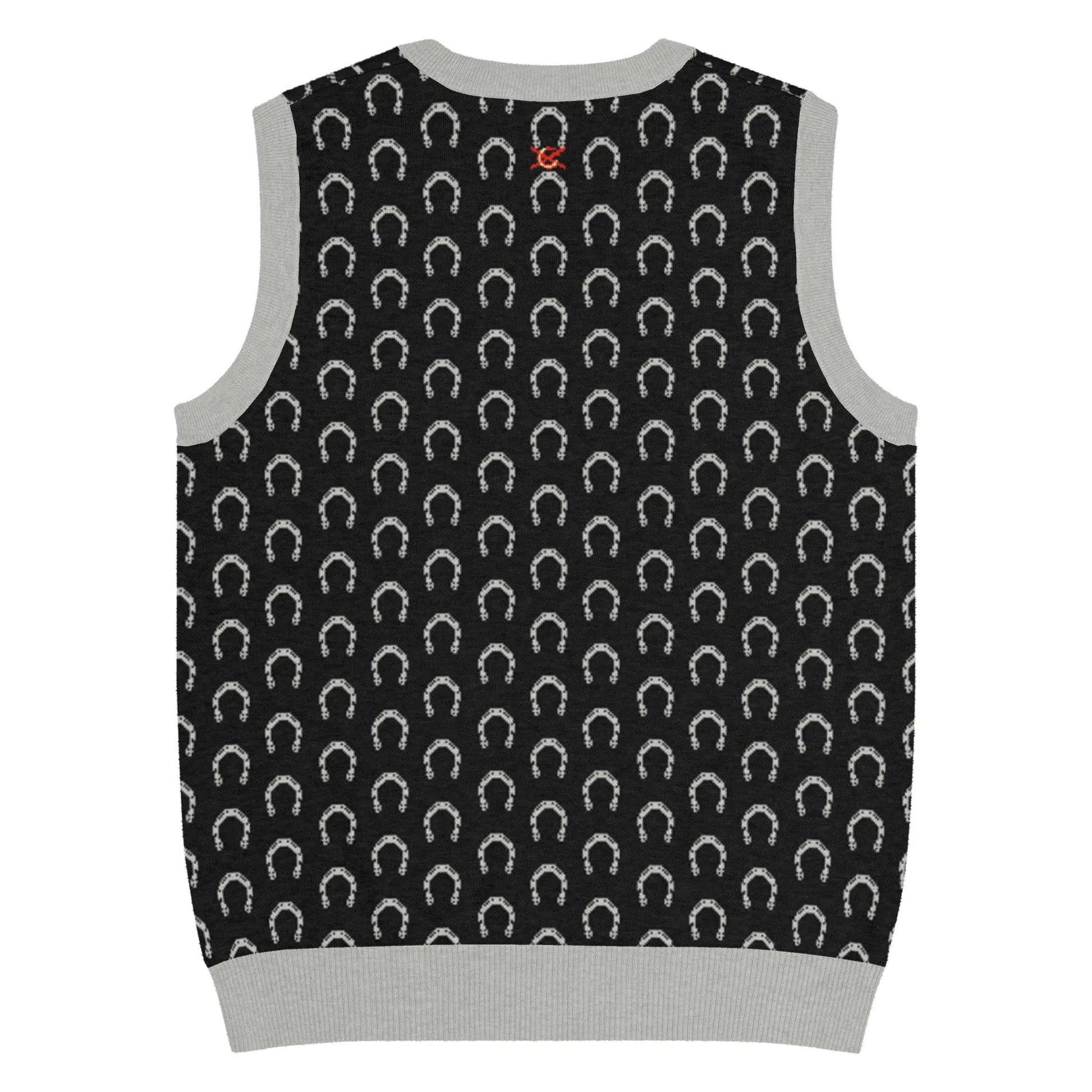 Comprar Chaleco Herraduras Caballista de punto con cuello pico Bandera España La Flamenca de Borgoña Patricia Muñoz VOX