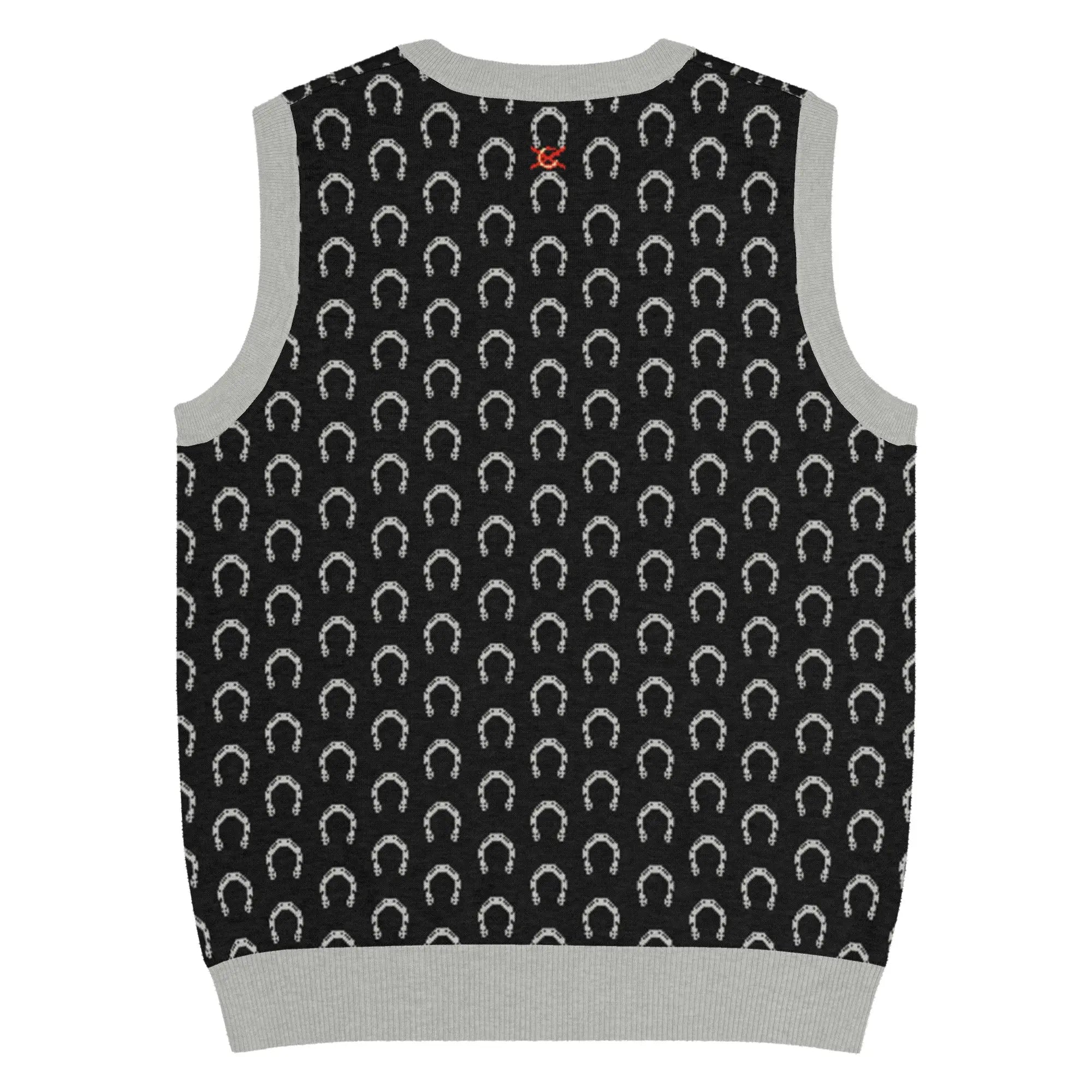 Comprar Chaleco Herraduras Caballista de punto con cuello pico Bandera España La Flamenca de Borgoña Patricia Muñoz VOX