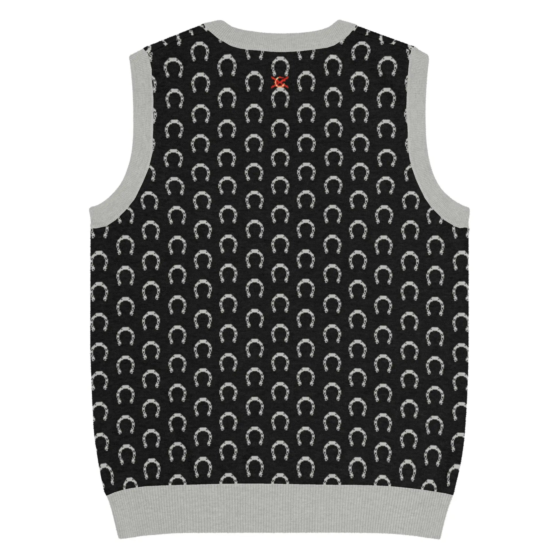 Comprar Chaleco Herraduras Caballista de punto con cuello pico Bandera España La Flamenca de Borgoña Patricia Muñoz VOX