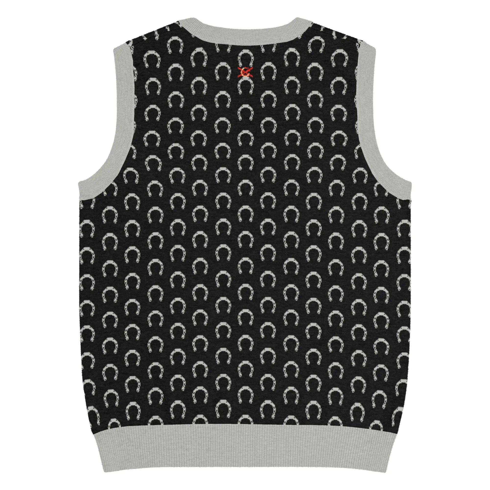 Comprar Chaleco Herraduras Caballista de punto con cuello pico Bandera España La Flamenca de Borgoña Patricia Muñoz VOX