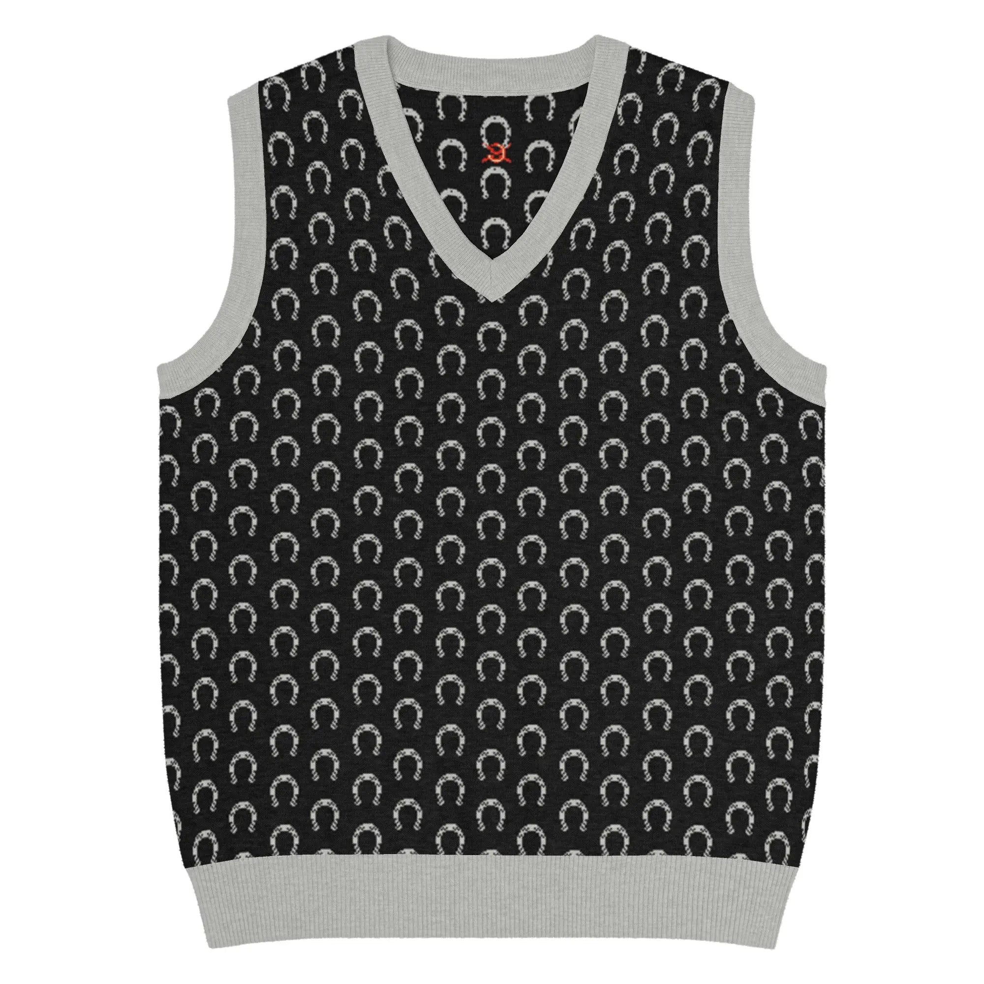 Comprar Chaleco Herraduras Caballista de punto con cuello pico Bandera España La Flamenca de Borgoña Patricia Muñoz VOX