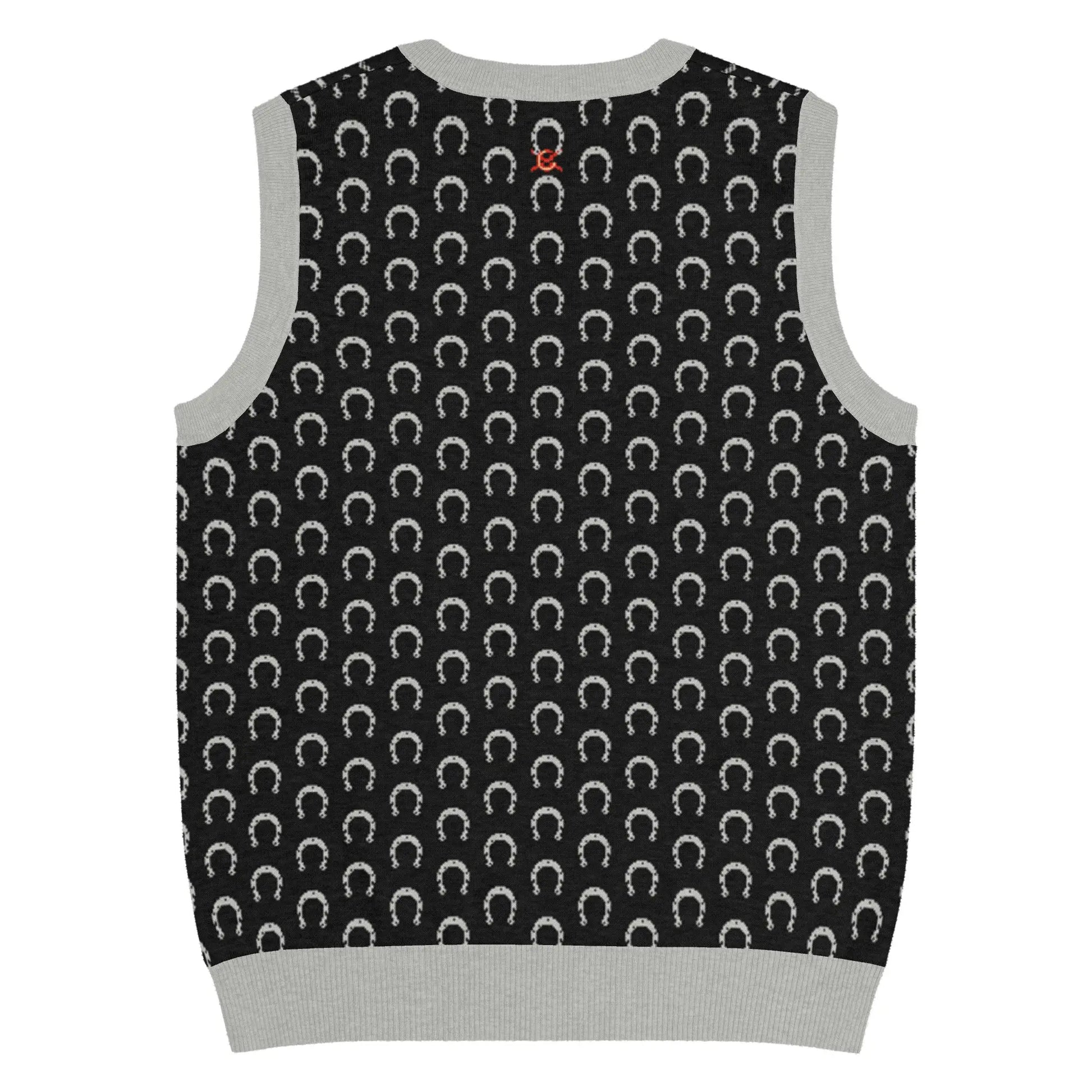 Comprar Chaleco Herraduras Caballista de punto con cuello pico Bandera España La Flamenca de Borgoña Patricia Muñoz VOX