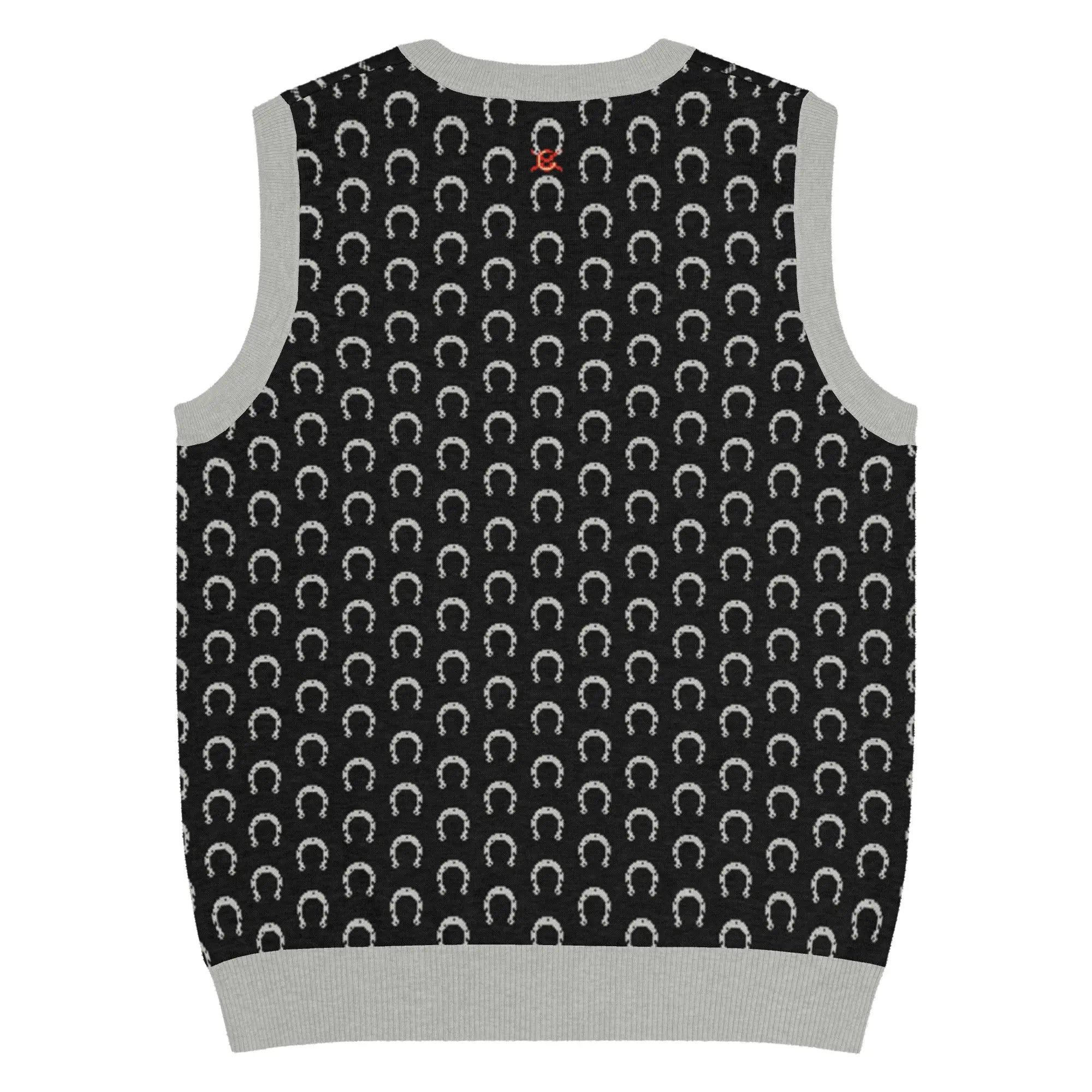 Comprar Chaleco Herraduras Caballista de punto con cuello pico Bandera España La Flamenca de Borgoña Patricia Muñoz VOX