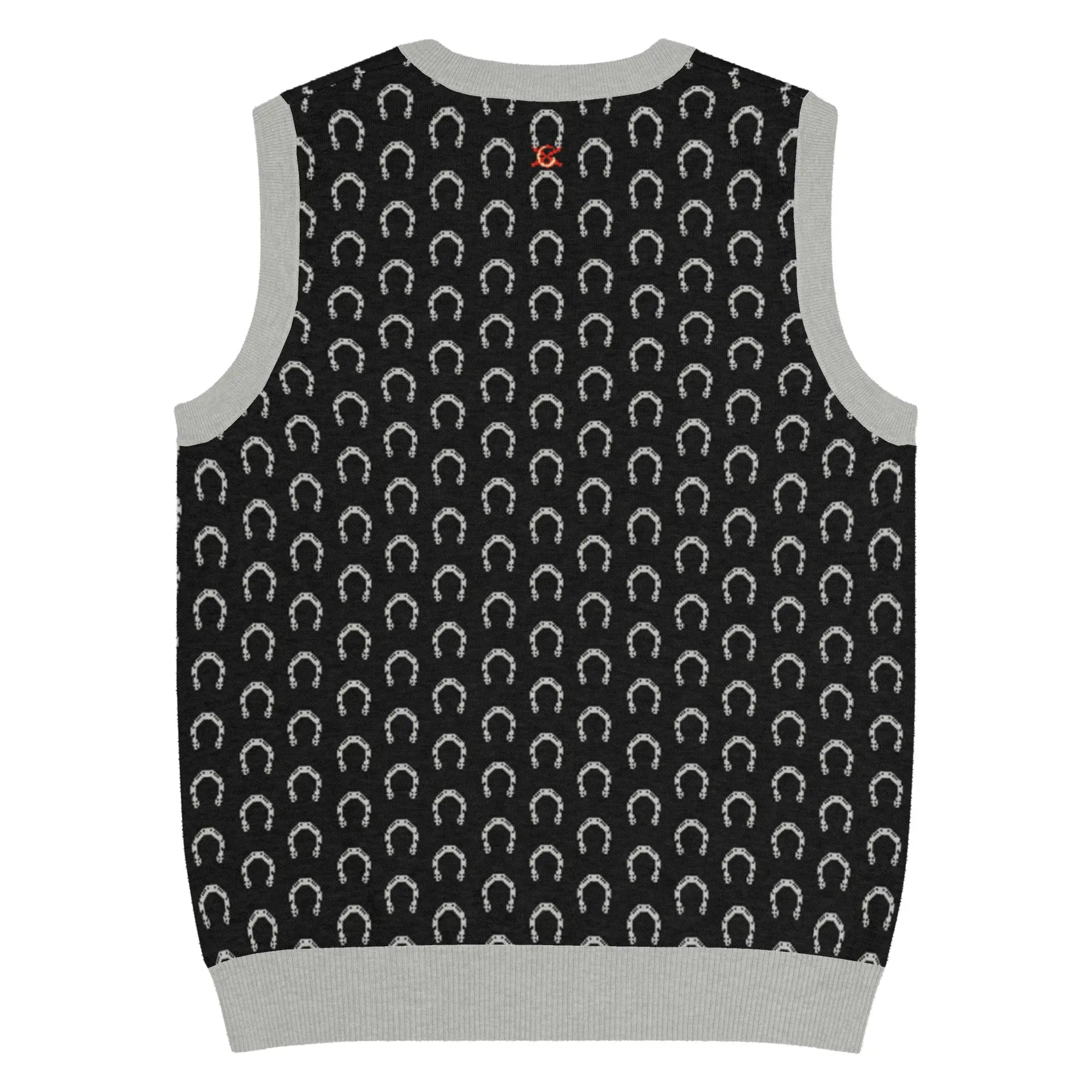 Comprar Chaleco Herraduras Caballista de punto con cuello pico Bandera España La Flamenca de Borgoña Patricia Muñoz VOX