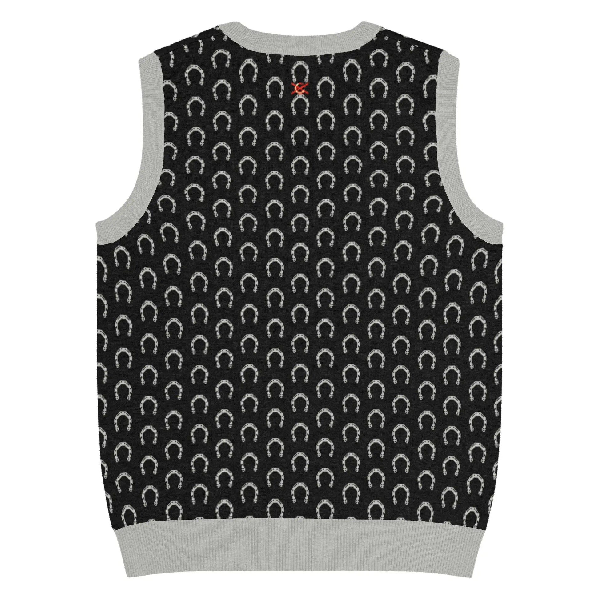 Comprar Chaleco Herraduras Caballista de punto con cuello pico Bandera España La Flamenca de Borgoña Patricia Muñoz VOX