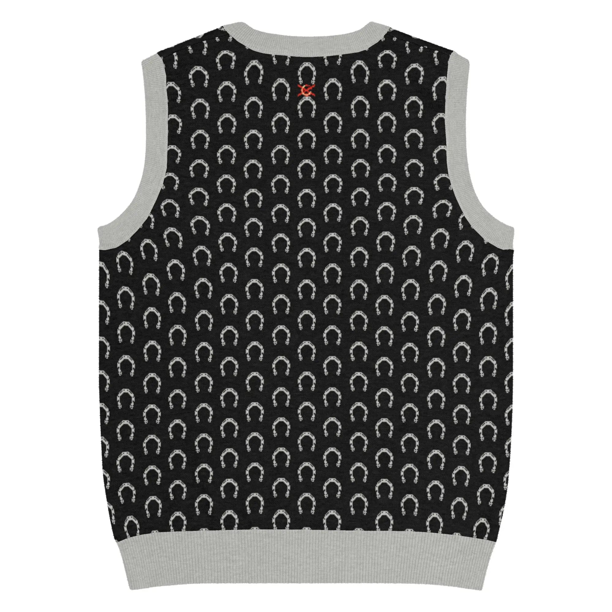 Comprar Chaleco Herraduras Caballista de punto con cuello pico Bandera España La Flamenca de Borgoña Patricia Muñoz VOX