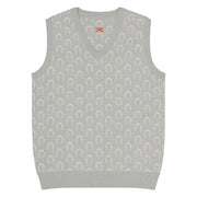 Comprar Chaleco Herraduras Caballista de punto con cuello pico Bandera España La Flamenca de Borgoña Patricia Muñoz VOX