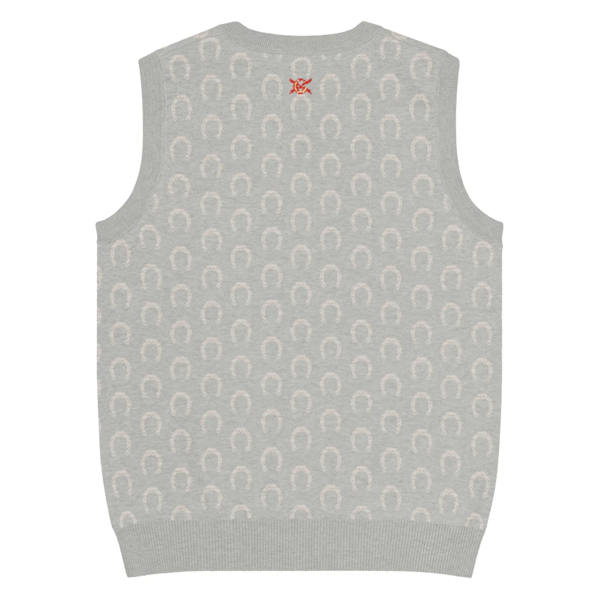 Comprar Chaleco Herraduras Caballista de punto con cuello pico Bandera España La Flamenca de Borgoña Patricia Muñoz VOX