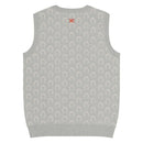 Comprar Chaleco Herraduras Caballista de punto con cuello pico La Flamenca de Borgoña Bandera España