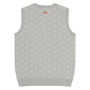 Comprar Chaleco Herraduras Caballista de punto con cuello pico La Flamenca de Borgoña Bandera España