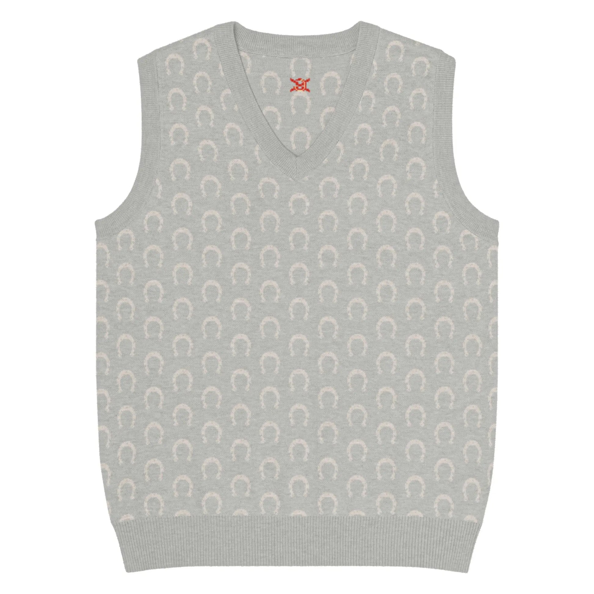 Comprar Chaleco Herraduras Caballista de punto con cuello pico Bandera España La Flamenca de Borgoña Patricia Muñoz VOX