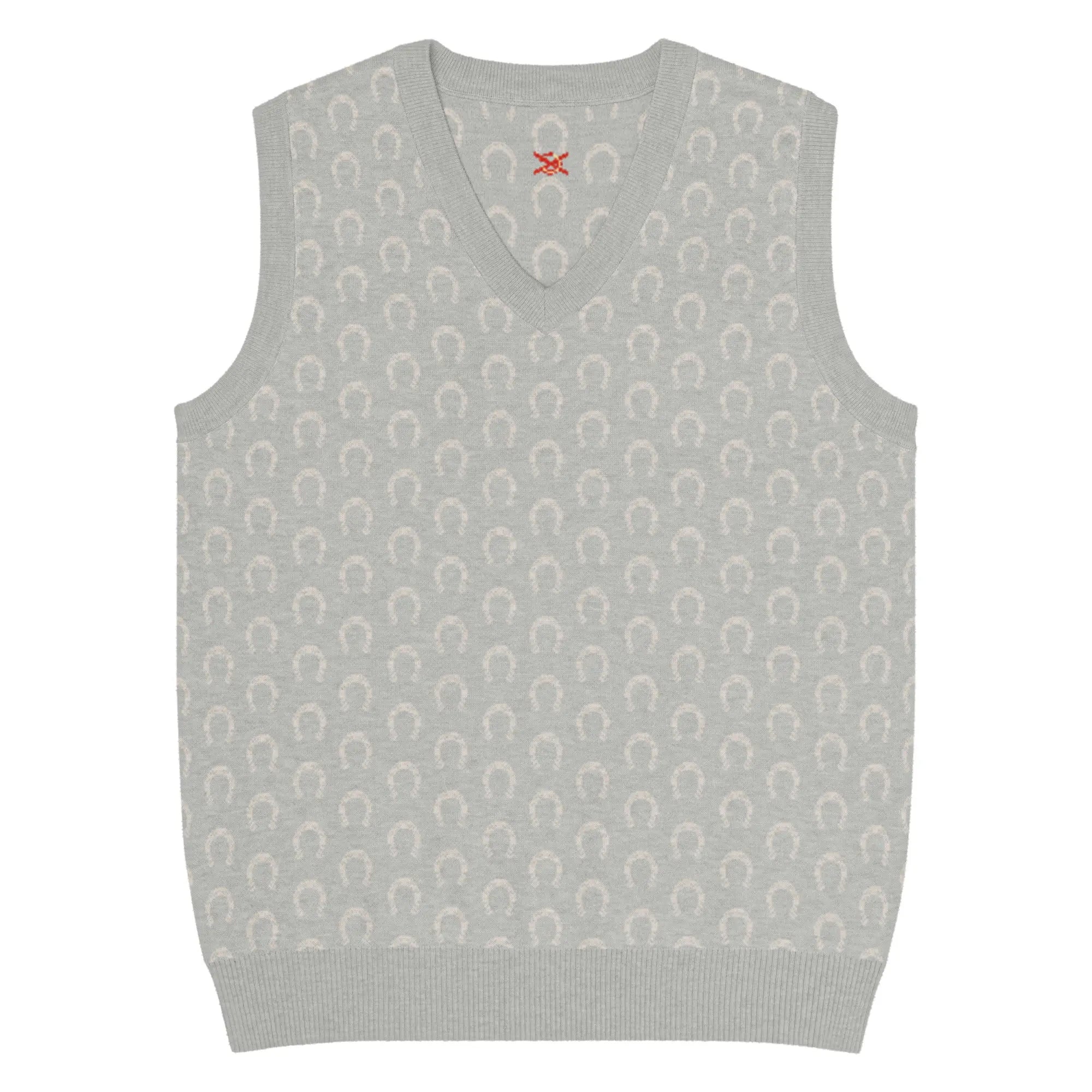 Comprar Chaleco Herraduras Caballista de punto con cuello pico Bandera España La Flamenca de Borgoña Patricia Muñoz VOX