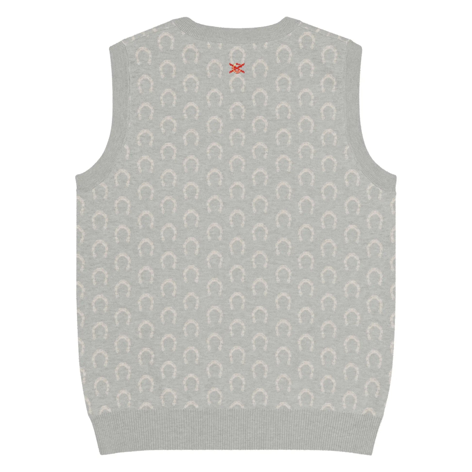 Comprar Chaleco Herraduras Caballista de punto con cuello pico Bandera España La Flamenca de Borgoña Patricia Muñoz VOX