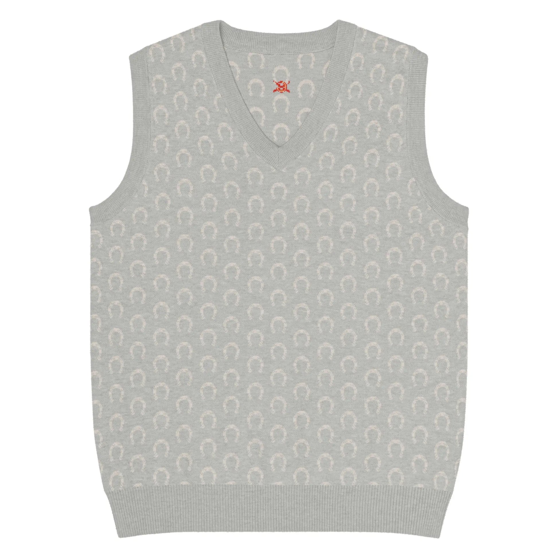 Comprar Chaleco Herraduras Caballista de punto con cuello pico Bandera España La Flamenca de Borgoña Patricia Muñoz VOX