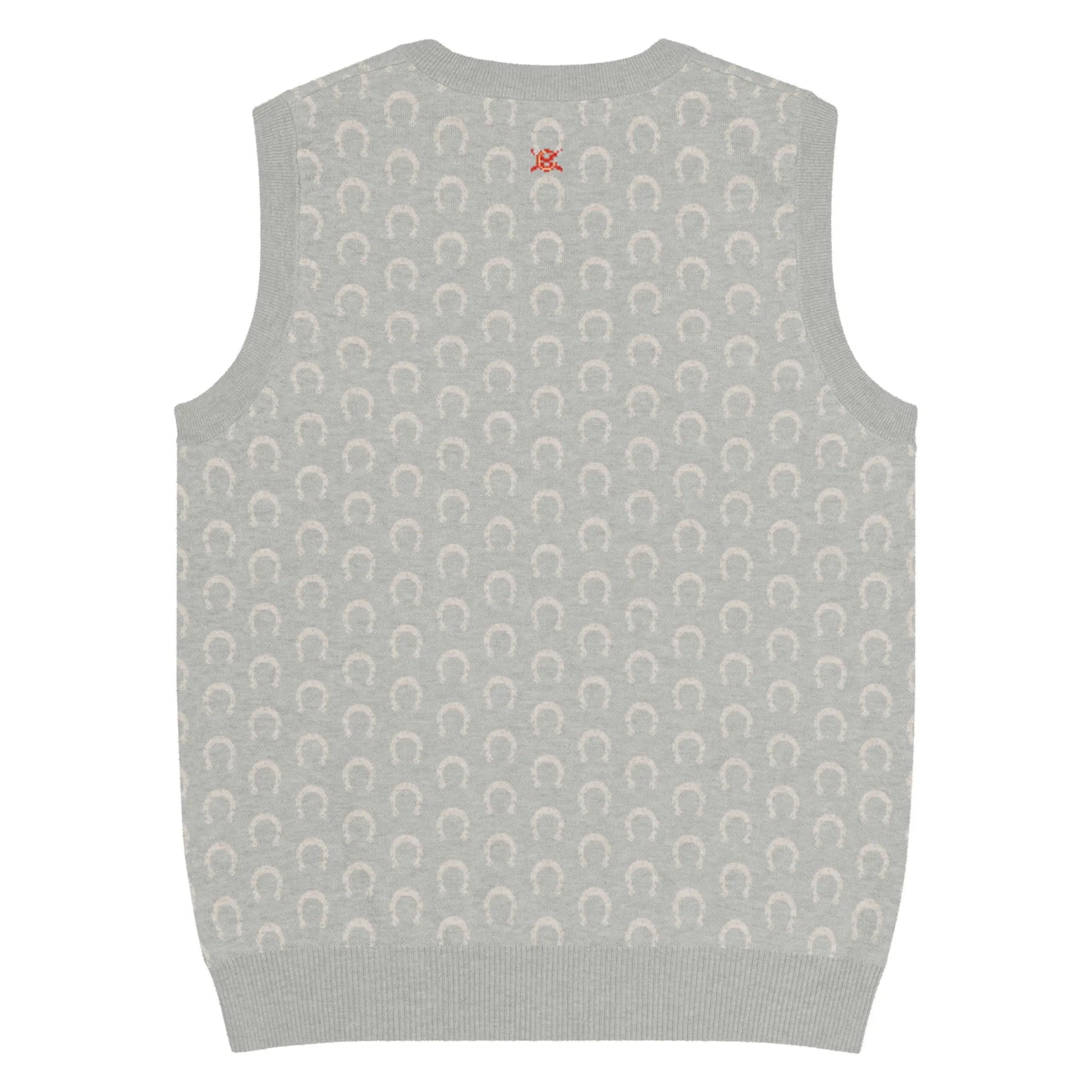 Comprar Chaleco Herraduras Caballista de punto con cuello pico Bandera España La Flamenca de Borgoña Patricia Muñoz VOX