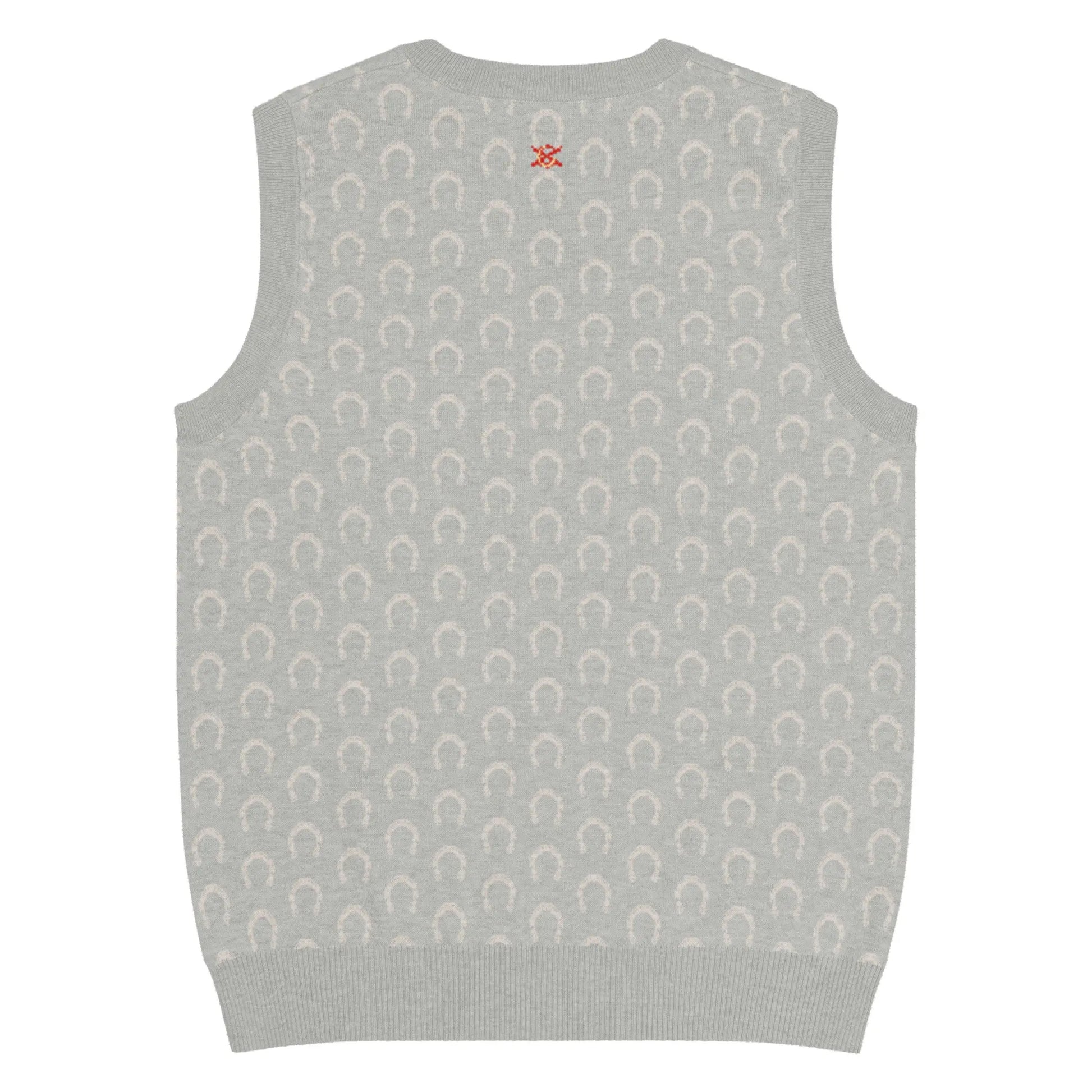 Comprar Chaleco Herraduras Caballista de punto con cuello pico Bandera España La Flamenca de Borgoña Patricia Muñoz VOX