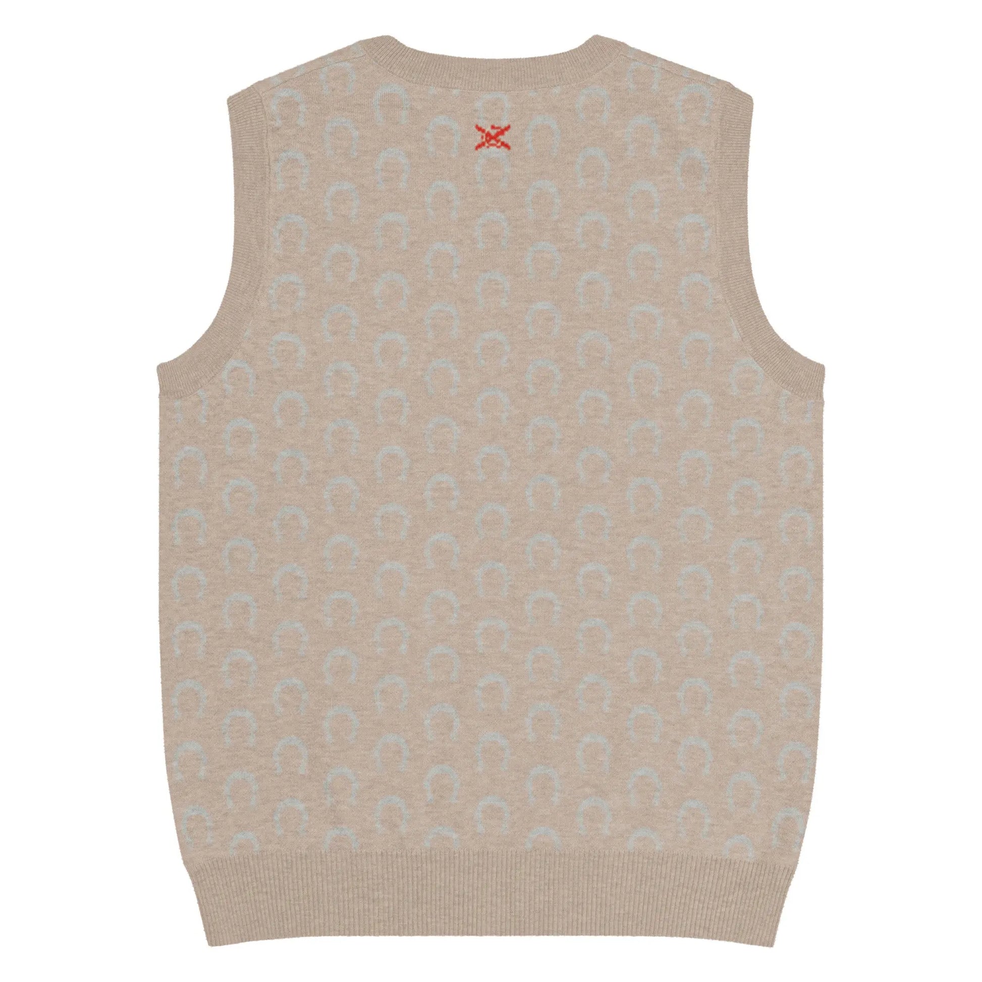 Comprar Chaleco Herraduras Caballista de punto con cuello pico Bandera España La Flamenca de Borgoña Patricia Muñoz VOX