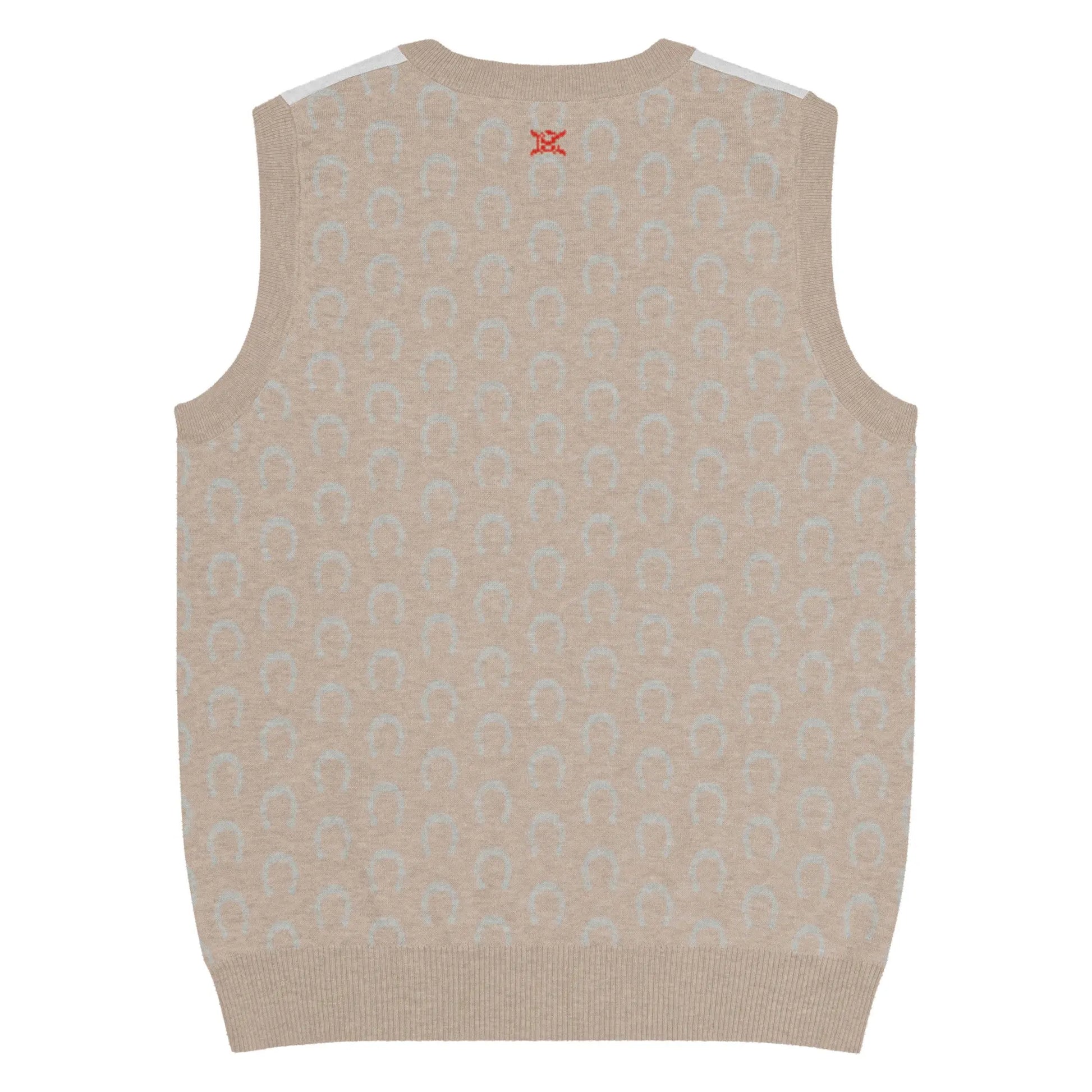 Comprar Chaleco Herraduras Caballista de punto con cuello pico Bandera España La Flamenca de Borgoña Patricia Muñoz VOX