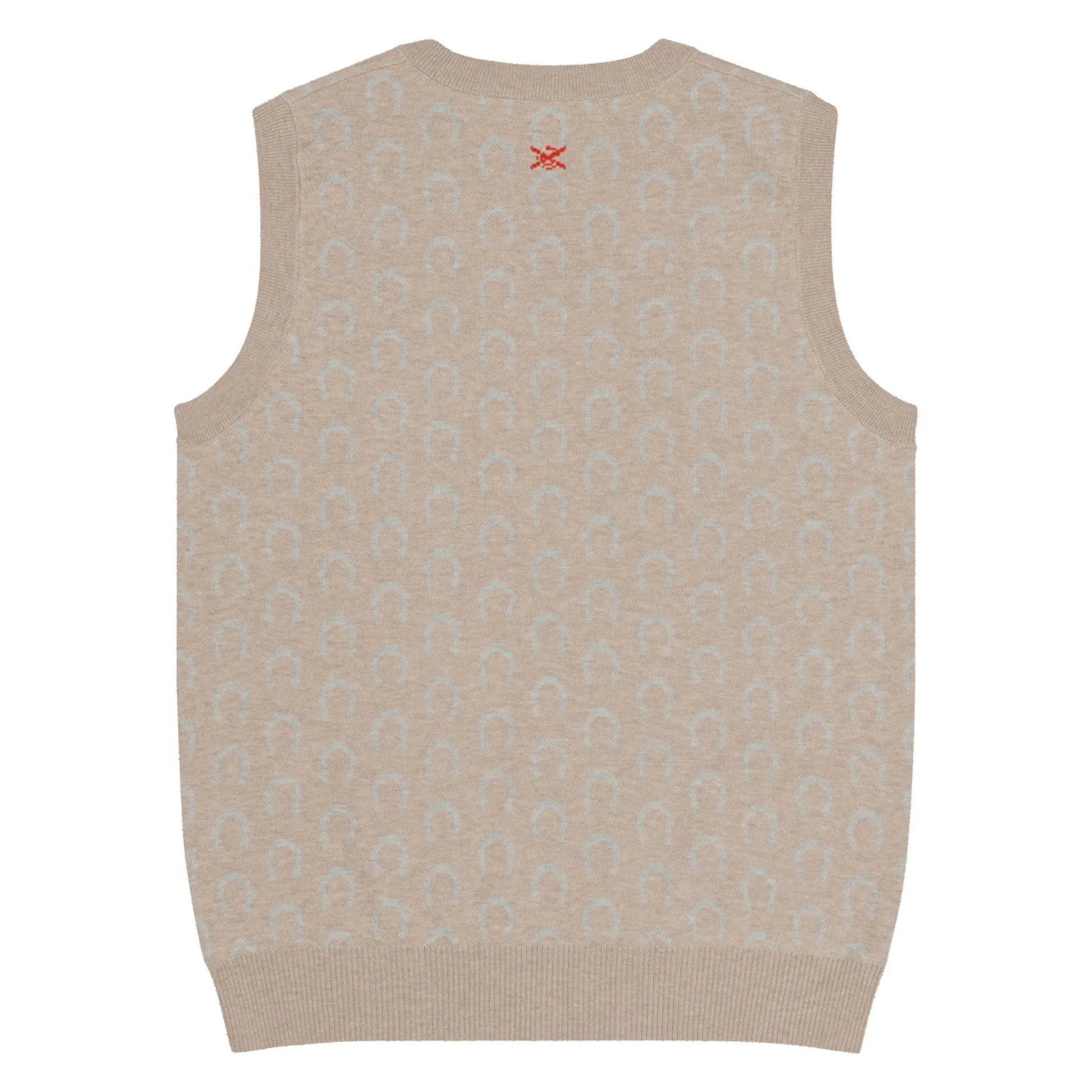 Comprar Chaleco Herraduras Caballista de punto con cuello pico Bandera España La Flamenca de Borgoña Patricia Muñoz VOX