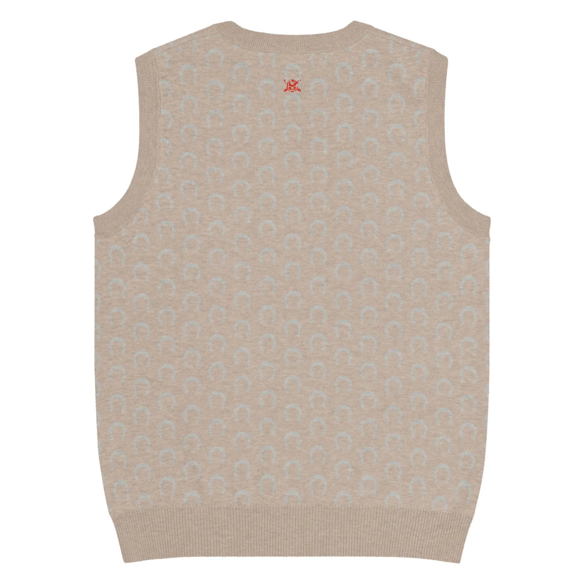 Comprar Chaleco Herraduras Caballista de punto con cuello pico Bandera España La Flamenca de Borgoña Patricia Muñoz VOX