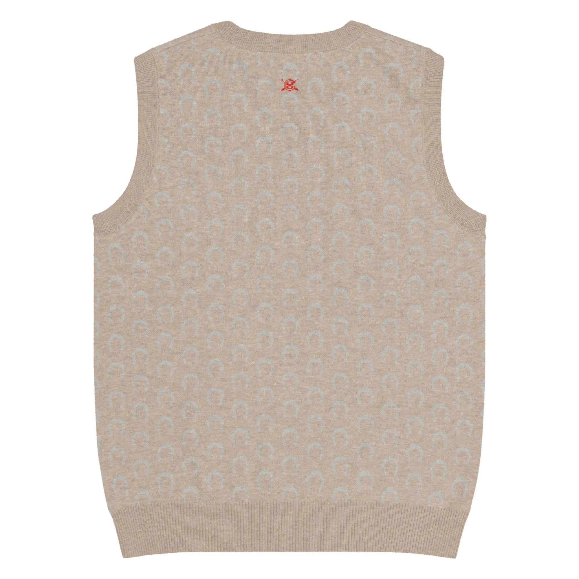 Comprar Chaleco Herraduras Caballista de punto con cuello pico Bandera España La Flamenca de Borgoña Patricia Muñoz VOX